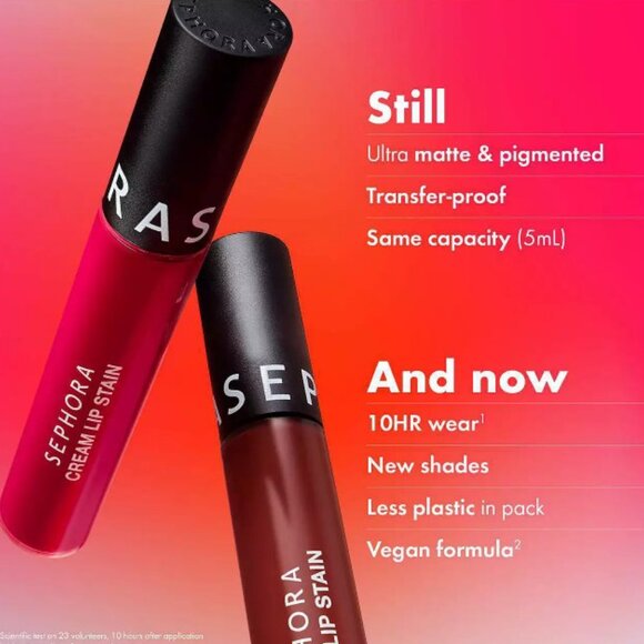 SEPHORA COLLECTION Cream Lip Stain 10HR Liquid Lipstick - 2.5ml - Picture 10 of 13
